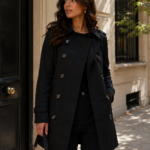 PARKA TRENCH LONDON NEGRO